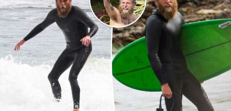 Jonah Hill spotted surfing amid baby news, rumored engagement