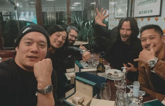 Keanu Reeves Surprises ‘John Wick 4’ Stunt Crew With ‘Death Count’ T-Shirts and Rolex Watches