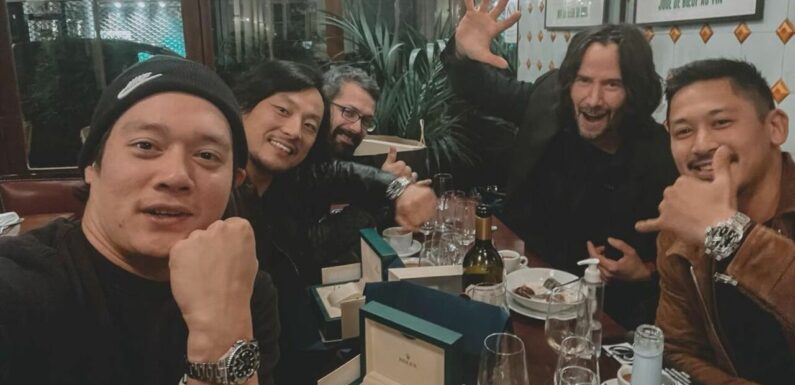 Keanu Reeves Surprises ‘John Wick 4’ Stunt Crew With ‘Death Count’ T-Shirts and Rolex Watches