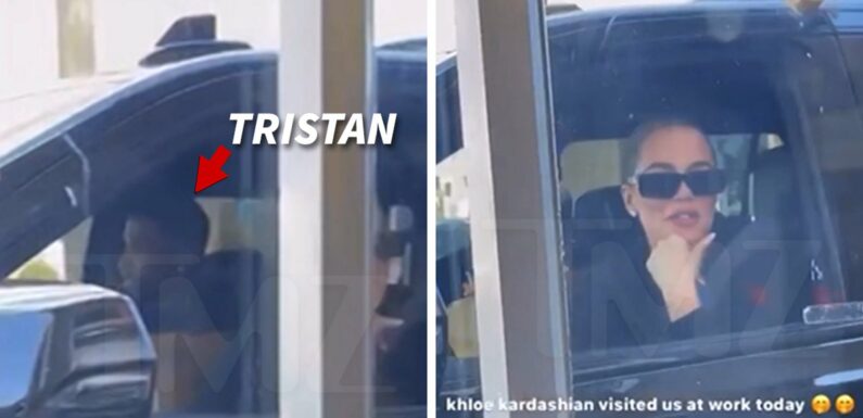 Khloe Kardashian and Tristan Thompson Hit McDonald's Drive-Thru
