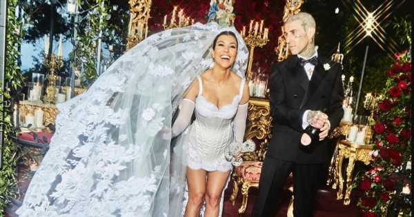 Kourtney Kardashian shares intimate details of wedding to Travis one year on