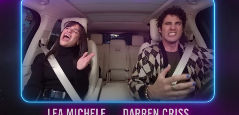 Lea Michele & Darren Criss Belt “Suddenly, Seymour” For ‘Carpool Karaoke’ – Trailer