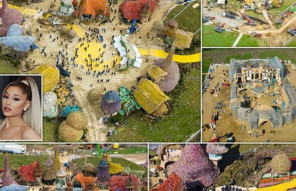 Locals call village turned into Land of Oz a 'blight on the landscape'