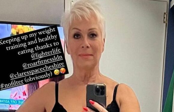 Loose Women’s Denise Welch poses in underwear as she shows off weight loss