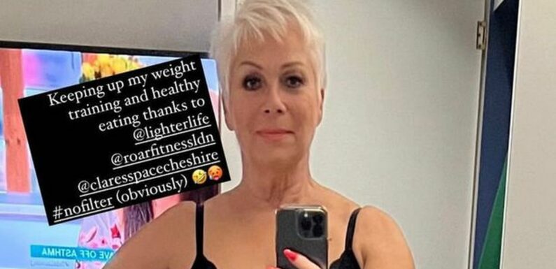 Loose Women’s Denise Welch poses in underwear as she shows off weight loss