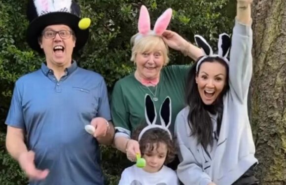 Martine McCutcheon’s wholesome Easter weekend – family reunion to egg hunt