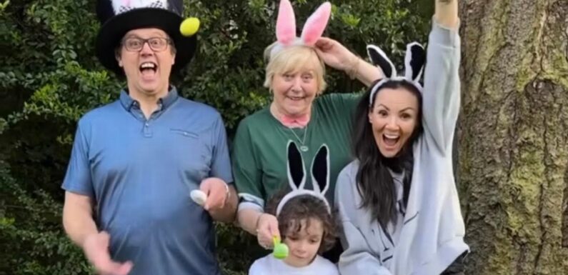 Martine McCutcheon’s wholesome Easter weekend – family reunion to egg hunt