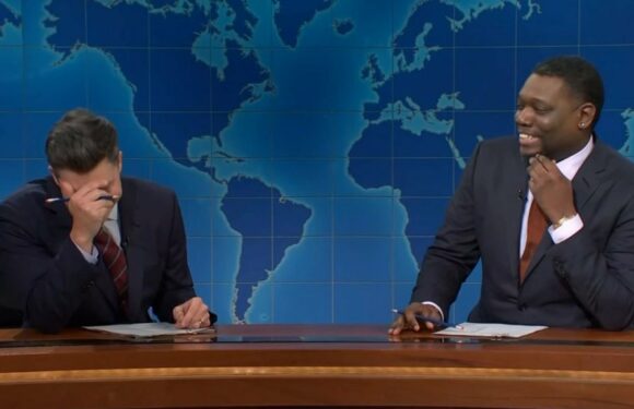 Michael Che Pulls April Fools Prank On Colin Jost During SNLs Weekend Update: Thats The Meanest Thing Youve Ever Done