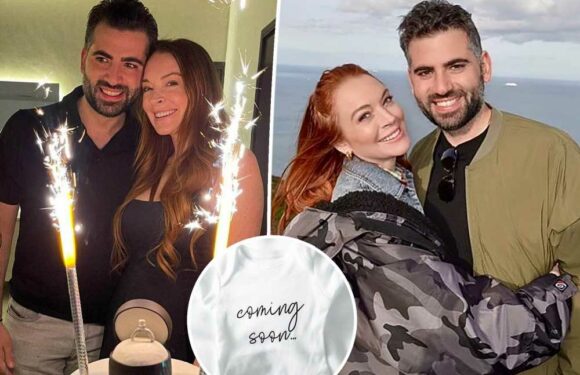 Pregnant Lindsay Lohan celebrates 1st anniversary with husband Bader Shammas