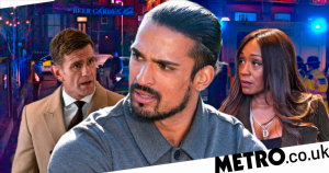 Ravi is arrested at last and Freddie on a mission in EastEnders tonight