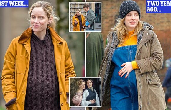 Sophie Rundle's second bundle of joy is for TV as she films new drama