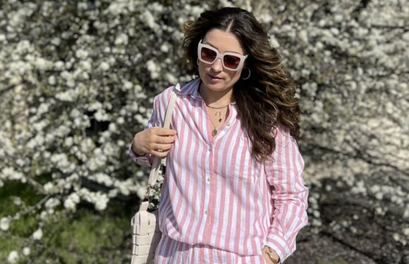 This Pink Linen Set Looks Luxe but Is Ridiculously Affordable