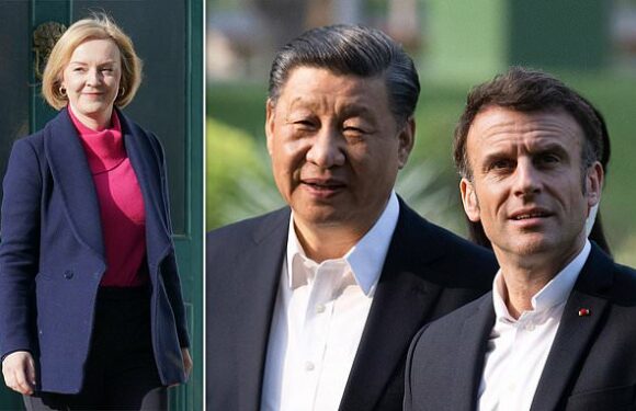 Truss condemns Macron for showing 'weakness' with trip to China