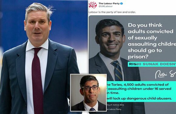 What about your own role in child sex sentencing, Sir Keir?