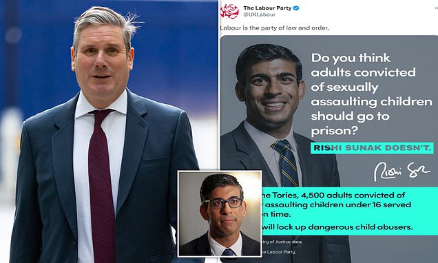 What about your own role in child sex sentencing, Sir Keir?