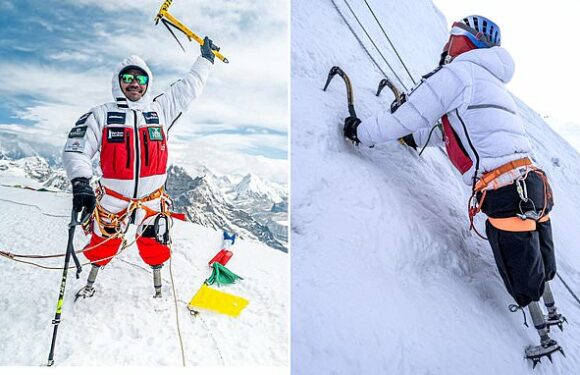 Gurkha who lost legs in Afghanistan explosion scales Mount Everest