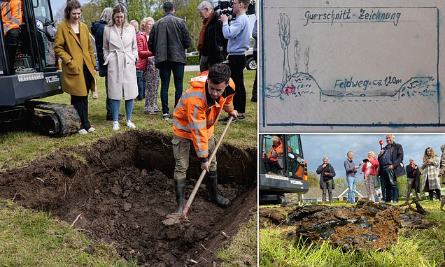 Hunt for Nazi gold fails after excavation only finds a WW2-era bullet