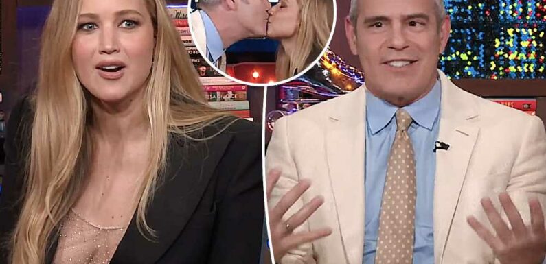 Andy Cohen ‘hard as a rock’ after kissing Jennifer Lawrence on ‘WWHL’