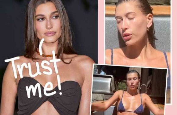 Hailey Bieber Offers Her TikTok Followers This VERY Intense Tip To Manage Anxiety!
