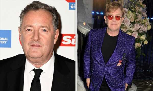 Piers Morgan brands Elton John ‘one of b****iest people in showbiz’