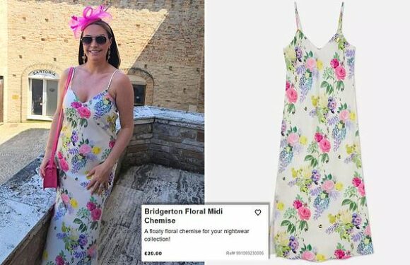Savvy mum wears a £20 Primark nightie to wedding