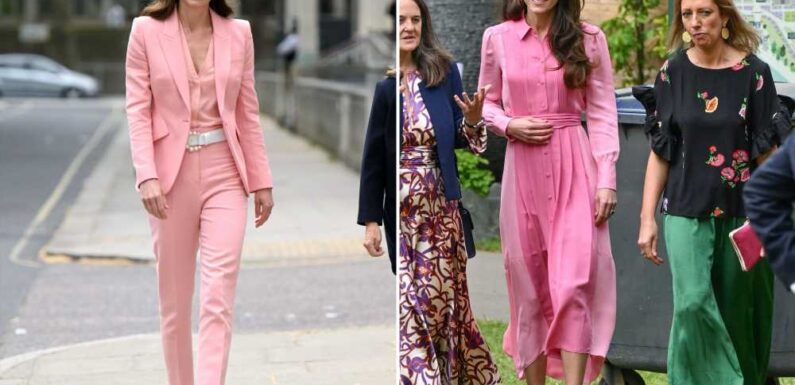 All the ways Princess Kate has channelled Barbie – and her pink suit is just the start | The Sun