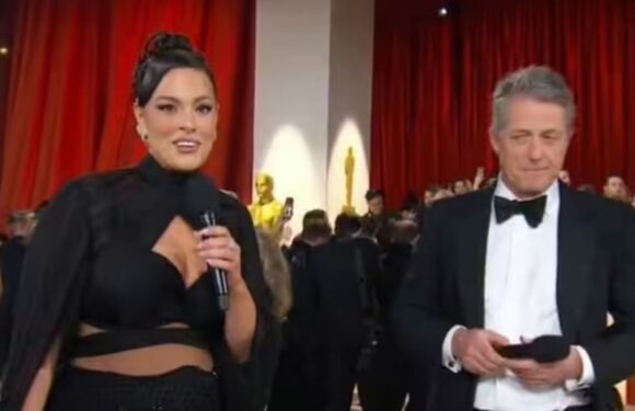 Ashley Graham says Hugh Grant ‘didn’t want to be there’ as she talks viral chat