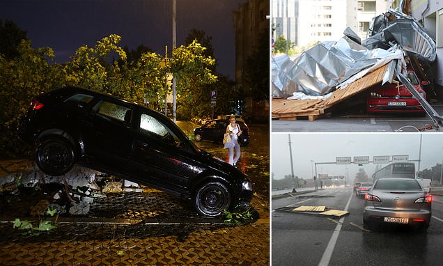 At least five dead from huge storm battering the Balkans