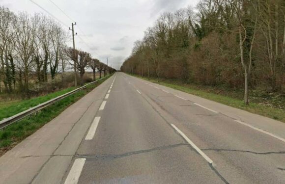 At least two dead and six badly hurt as bus crashes into ditch 'swerving car on the wrong side of the road' near Paris | The Sun