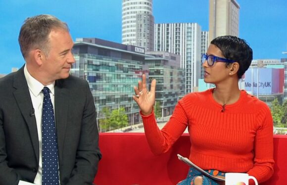 BBC Breakfast’s Naga Munchetty warned ‘be careful’ as she questions guest