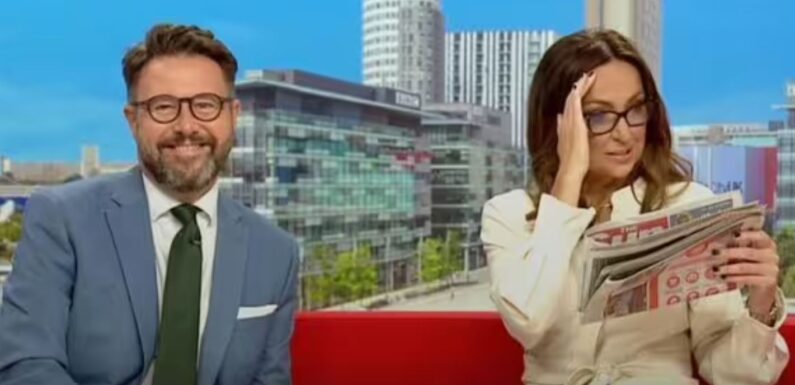 BBC Breakfast's Sally Nugent 'doesn't know where to look' after brutal swipe at co-star's weight | The Sun