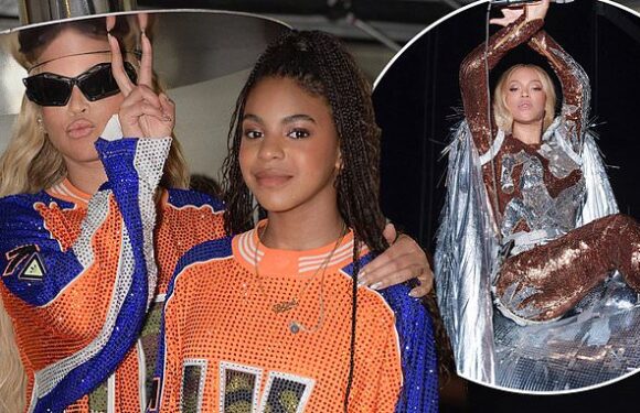Beyonce matches outfits with her daughter Blue Ivy on Renaissance Tour