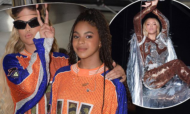 Beyonce matches outfits with her daughter Blue Ivy on Renaissance Tour