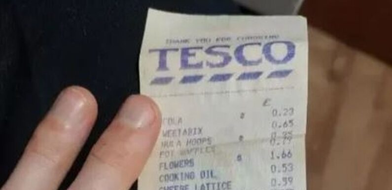 Bloke discovers Tesco receipt from 1997 – and people are gobsmacked over prices