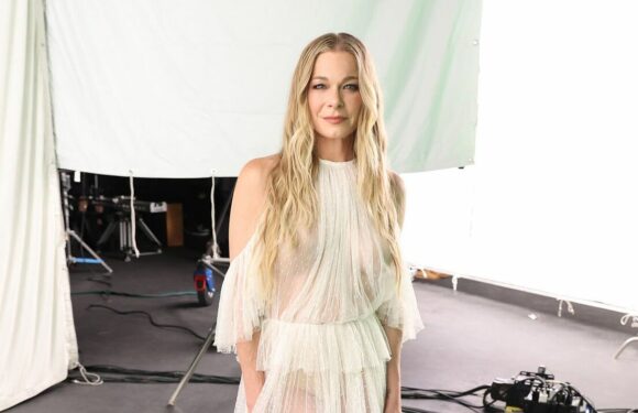 Braless LeAnn Rimes bares all in see-through wedding dress