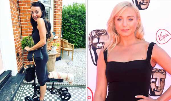 Call the Midwife’s Helen George sparks concern as she unveils painful injury