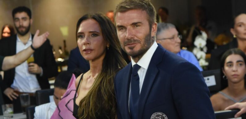 David and Victoria Beckham enjoy family night out at Inter Miami match with children Harper and Cruz