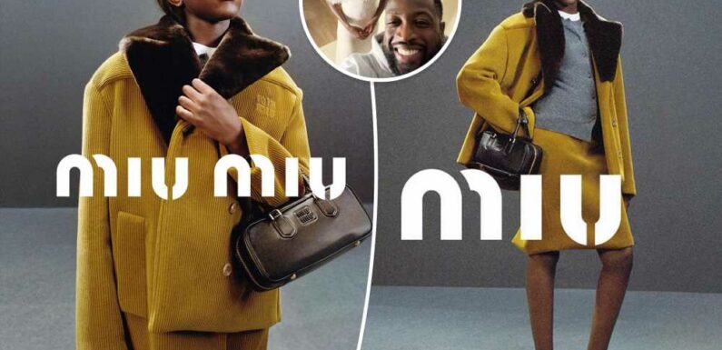 Dwyane Wade’s daughter Zaya scores Miu Miu ad campaign: ‘Slay every single time’