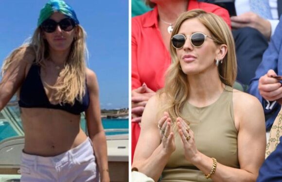 Ellie Goulding looks incredible in bikini on trip away with James Blunt’s wife