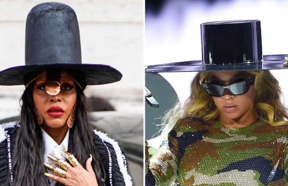 Erykah Badu Seemingly Accuses Beyonce of Copying Her With Big Hat: ‘Guess I’m Everybody’s Stylist’ – Us Weekly