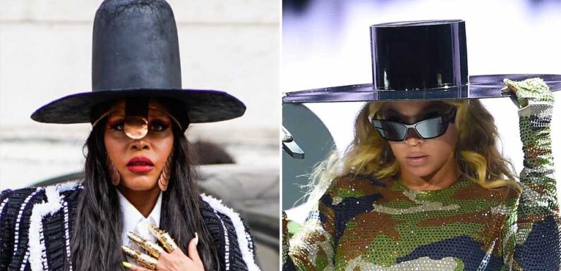 Erykah Badu Seemingly Accuses Beyonce of Copying Her With Big Hat: ‘Guess I’m Everybody’s Stylist’ – Us Weekly