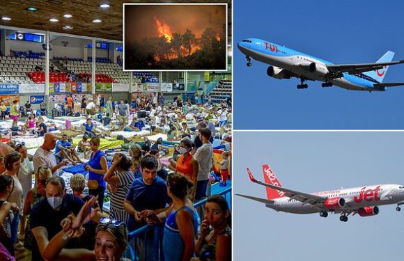 Flights cancelled and people told not to go to Rhodes amid wildfires