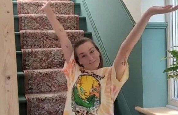 I gave my stairs a quick upgrade with a lick of paint but the trolls are out in full force…everyone says they look cheap | The Sun