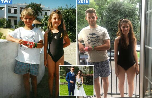 I met my hubby when I was 6 but totally forgot about him… we only realised when mum sent us an old snap – The Sun | The Sun