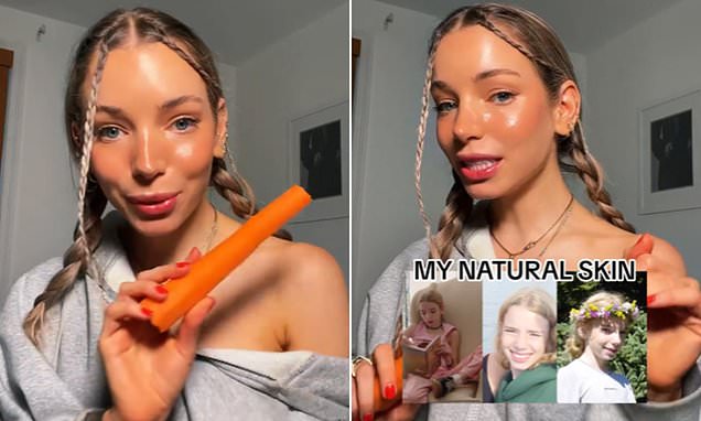 I never fake tan – my radiant glow is down to my eating habits