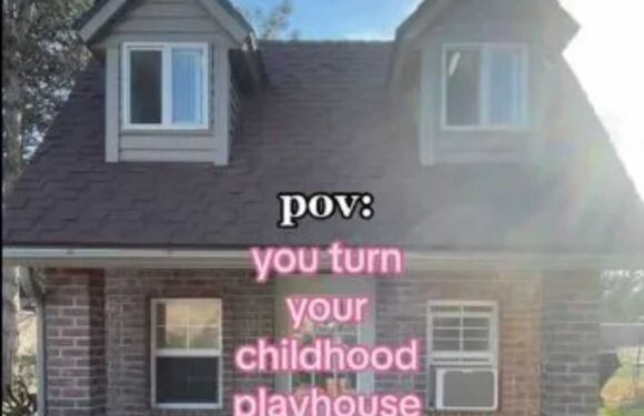 I transformed the playhouse I had as a kid into my office & the perfect nail salon – people are always amazed | The Sun