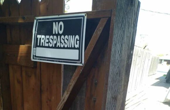 I was left fuming after my neighbour screwed my gate shut – I had to kick my fence down to get in my own garden | The Sun