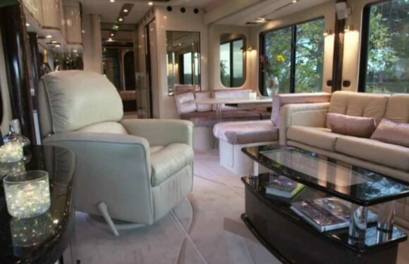 Inside the motorhome that's a ‘five-star hotel on wheels’ & once home to a F1 champ – but it'll cost you £8k per night | The Sun