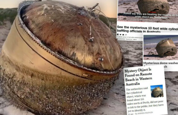 It came from outer space: ‘Rocket junk’ washed up on WA beach makes international headlines