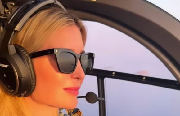 Ivanka Trump is the ‘best dressed pilot’ as she takes flight in helicopter